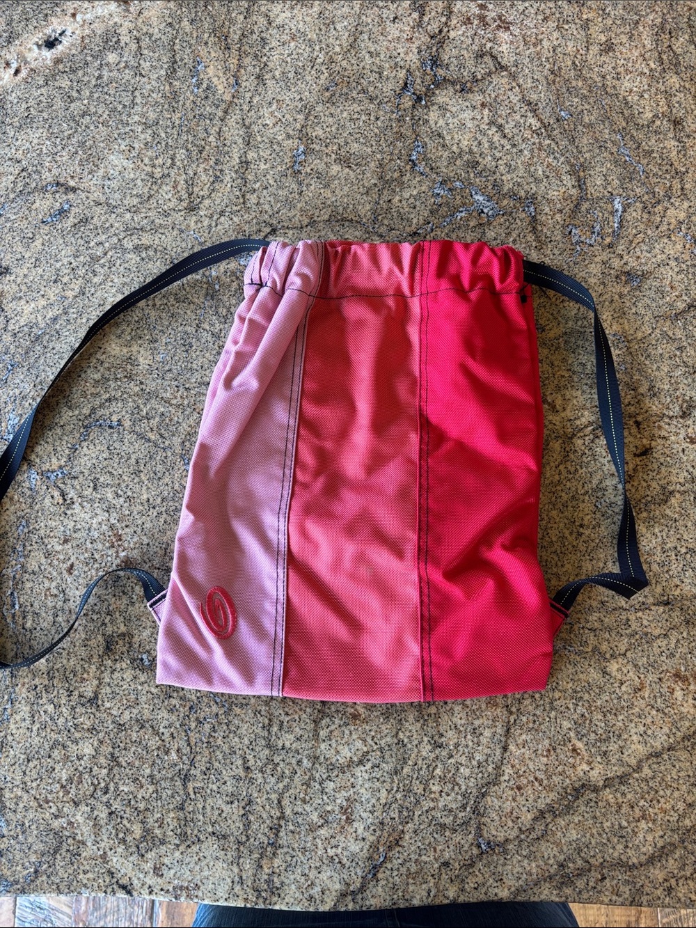 Timbuk2 Pink Gradient Drawstring Backpack